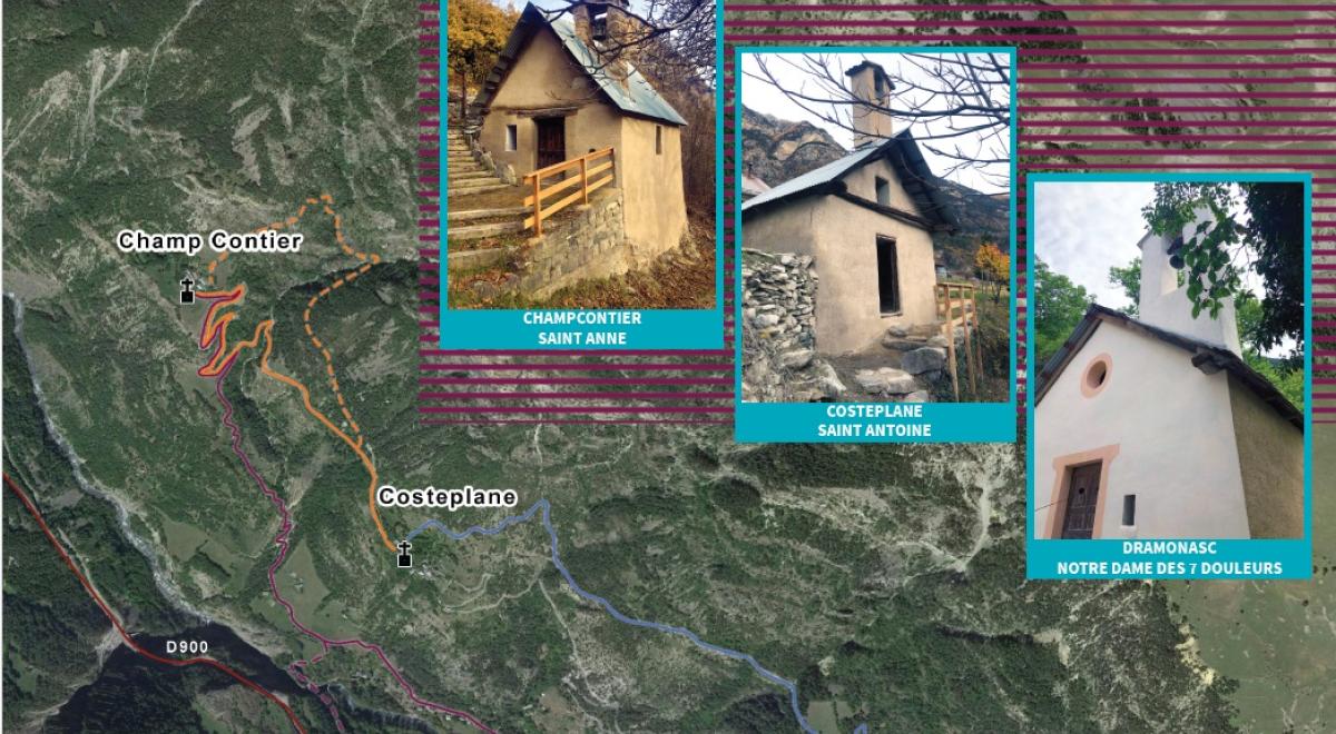 COMMUNE DU LAUZET-UBAYE CIRCUIT DES CHAPELLES