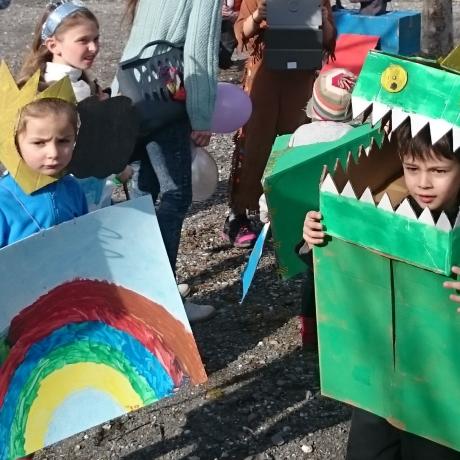 carnaval à l'école du Lauzet Ubaye