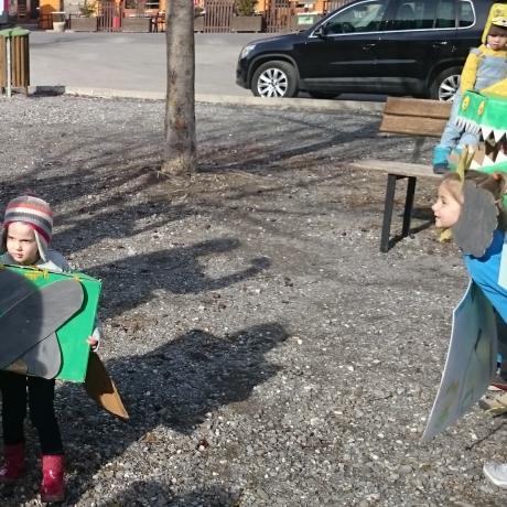 carnaval à l'école du Lauzet Ubaye