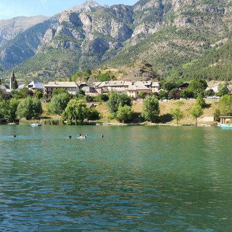 baignade lac du lauzet ubaye