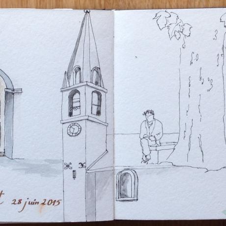 fête de la montagne rando-croquis le lauzet ubaye