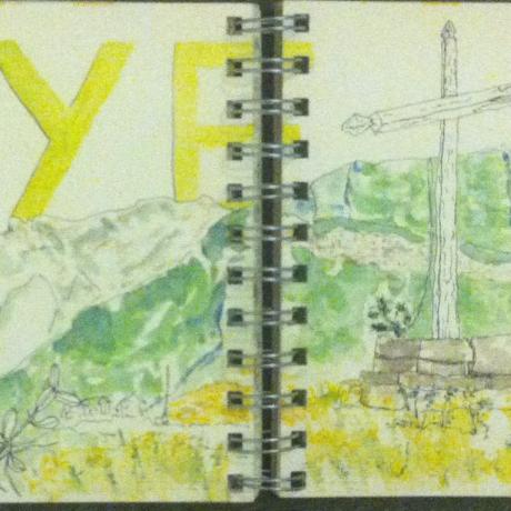 fête de la montagne rando-croquis le lauzet ubaye