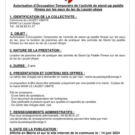 AVIS APPEL A CONCURRENCE