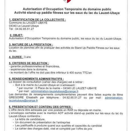 AVIS D'APPEL A LA CONCURRENCE AVIS D'APPEL A LA CONCURRENCE