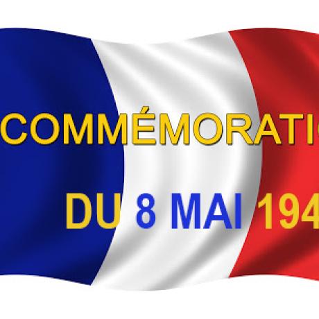 COMMEMORATION DU 8 MAI 1945 COMMEMORATION