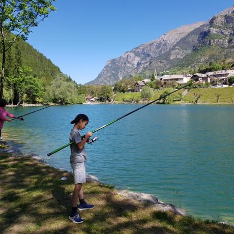 COMMUNE DU LAUZET-UBAYE ACTIVITE LAC PECHE