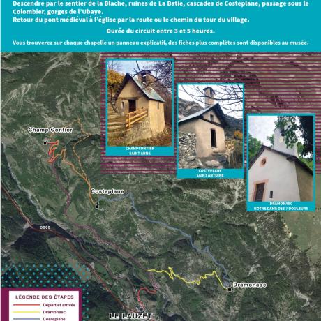 COMMUNE DU LAUZET-UBAYE CIRCUIT DES CHAPELLES