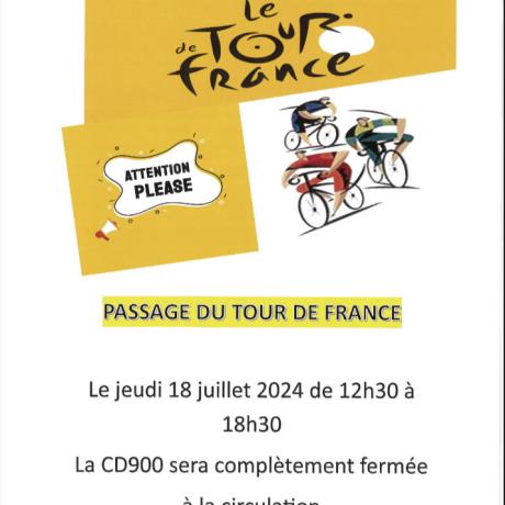 PASSAGE DU TOUR DE FRANCE