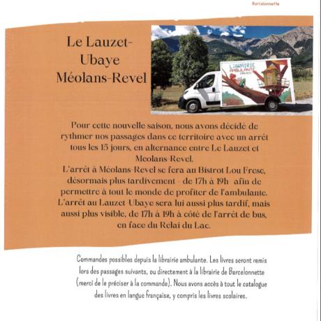 LIBRAIRIE AMBULANTE