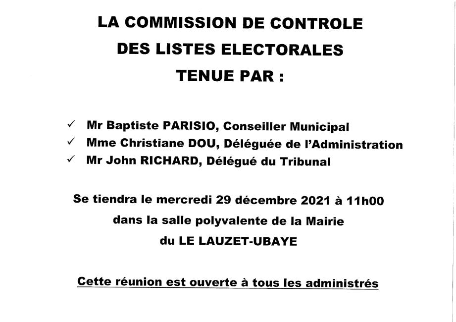 COMMISSION ELECTION