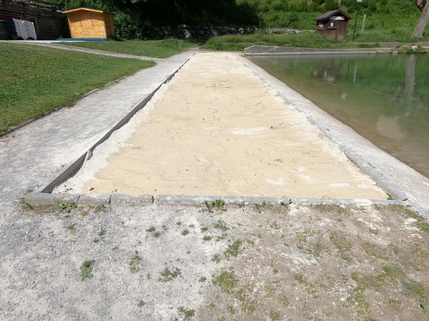 Renouvellement sable