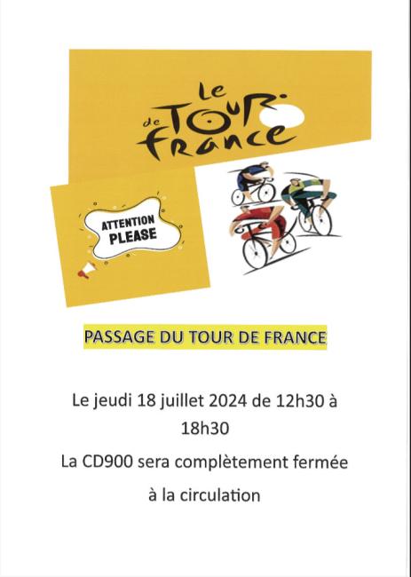 PASSAGE DU TOUR DE FRANCE