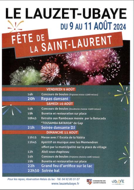 FETE DE LA SAINT-LAURENT