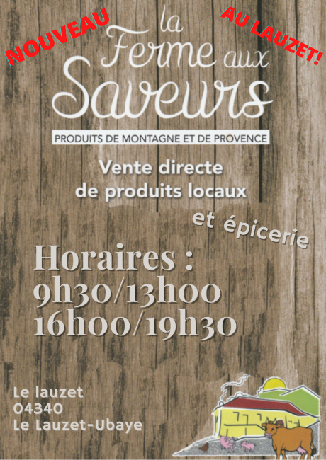 L'EPICERIE EST OUVERTE !