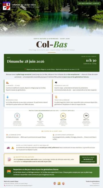 Pélerinage Col-Bas